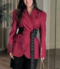 BLAZER DOBLE CINTURON