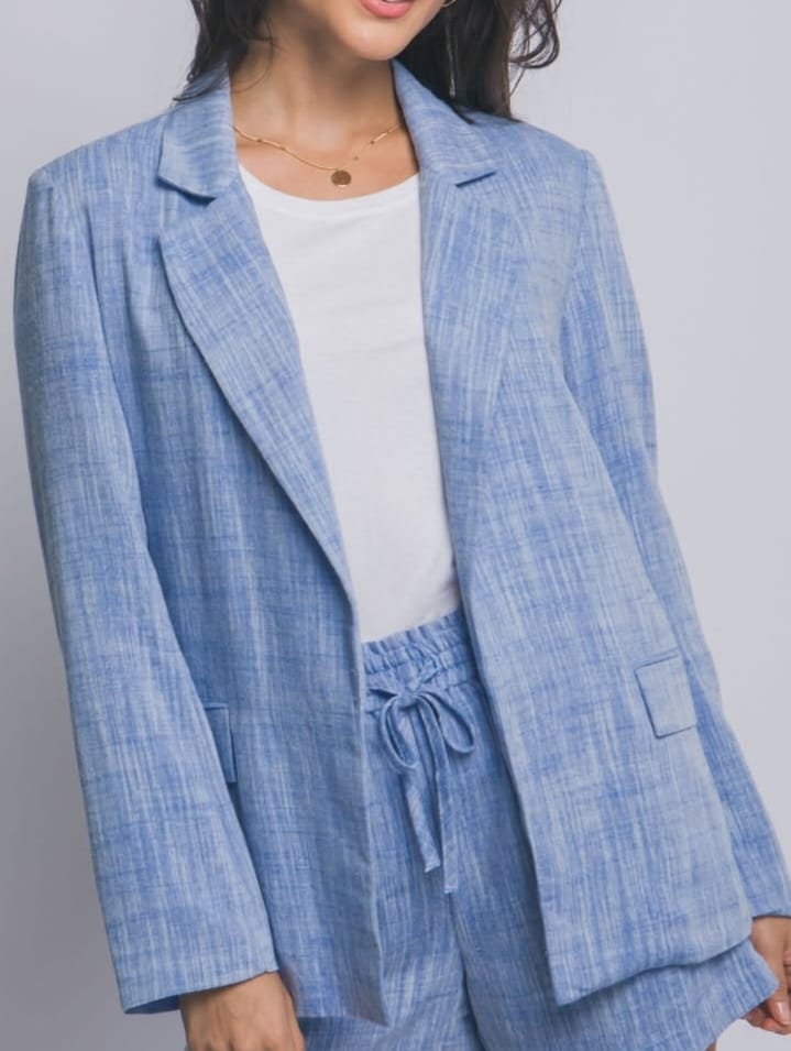 BLAZER RECTO LINO