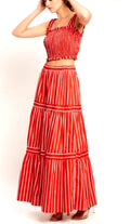 Set de Maxifalda y top tirantes.